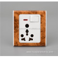 electric one gang wall switch and socket